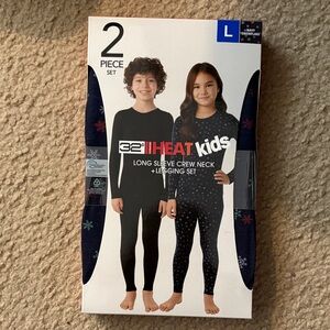 32 Degrees Kids Navy Crew Neck and Legging Set